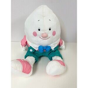 Humpty Dumpty Vtg Dept. 56 Nylon Plush Parachute RARE Stuffed Animal Puffalumps